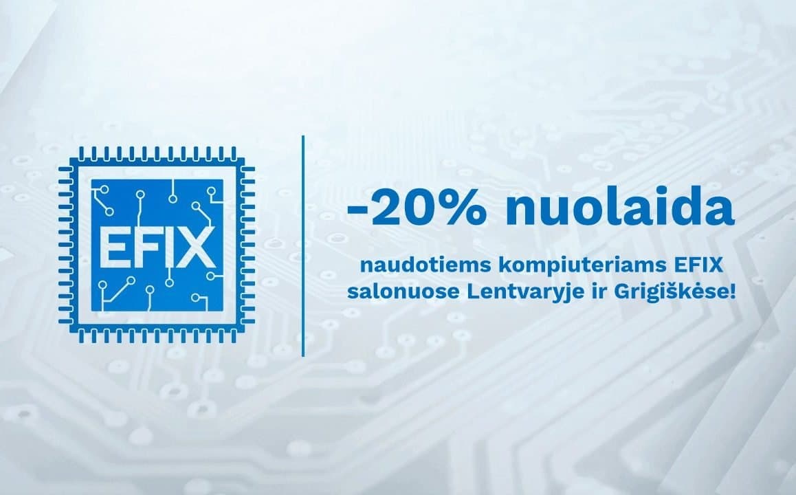 20 Nuolaida Naudotiems Kompiuteriams
