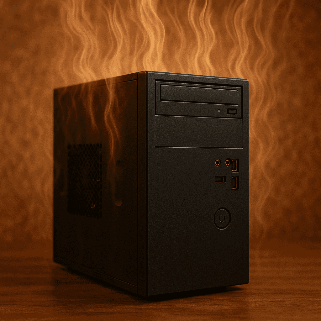 What to do if the computer overheats when using simple programs