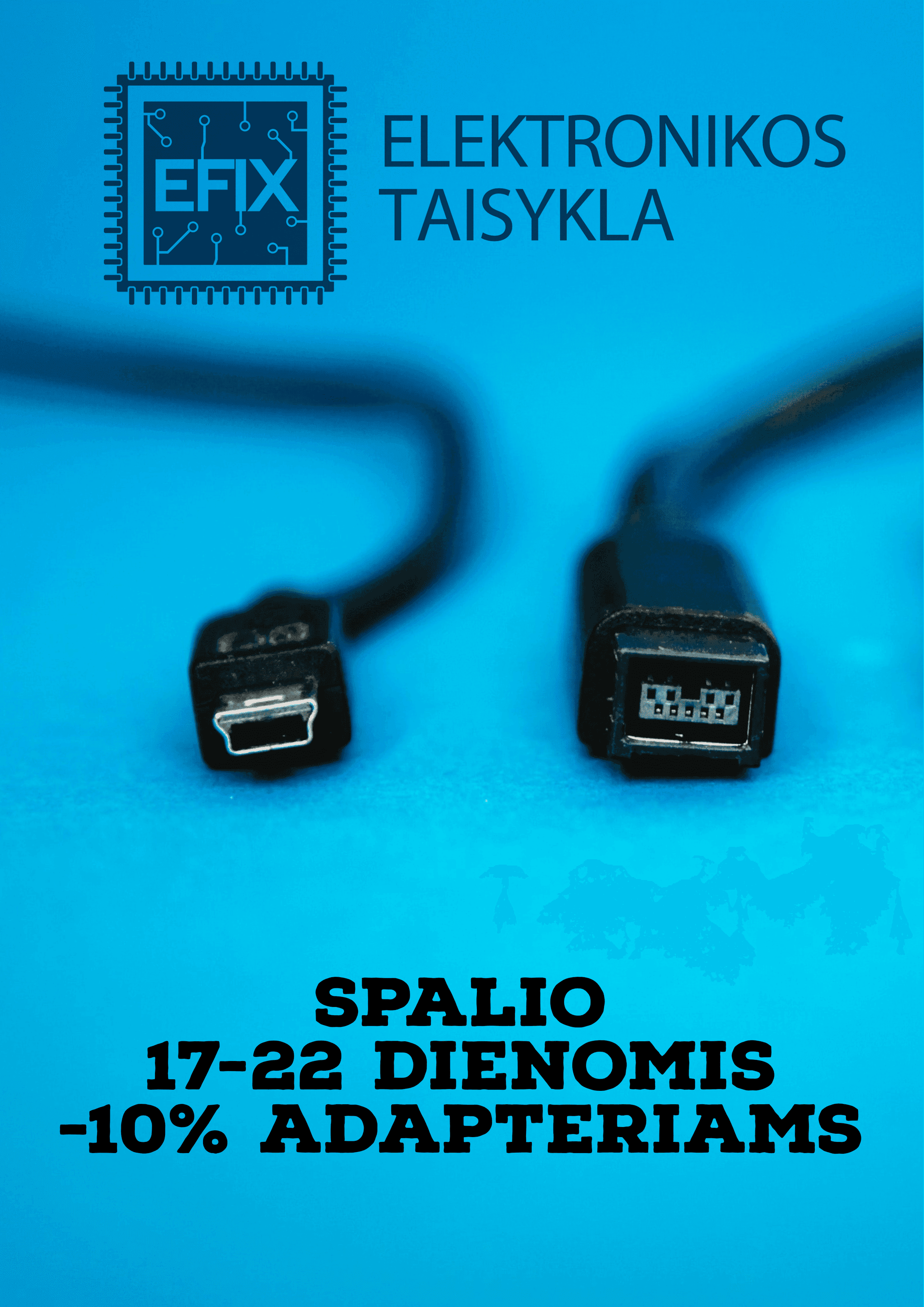 Akcija: 10% nuolaida adapteriams