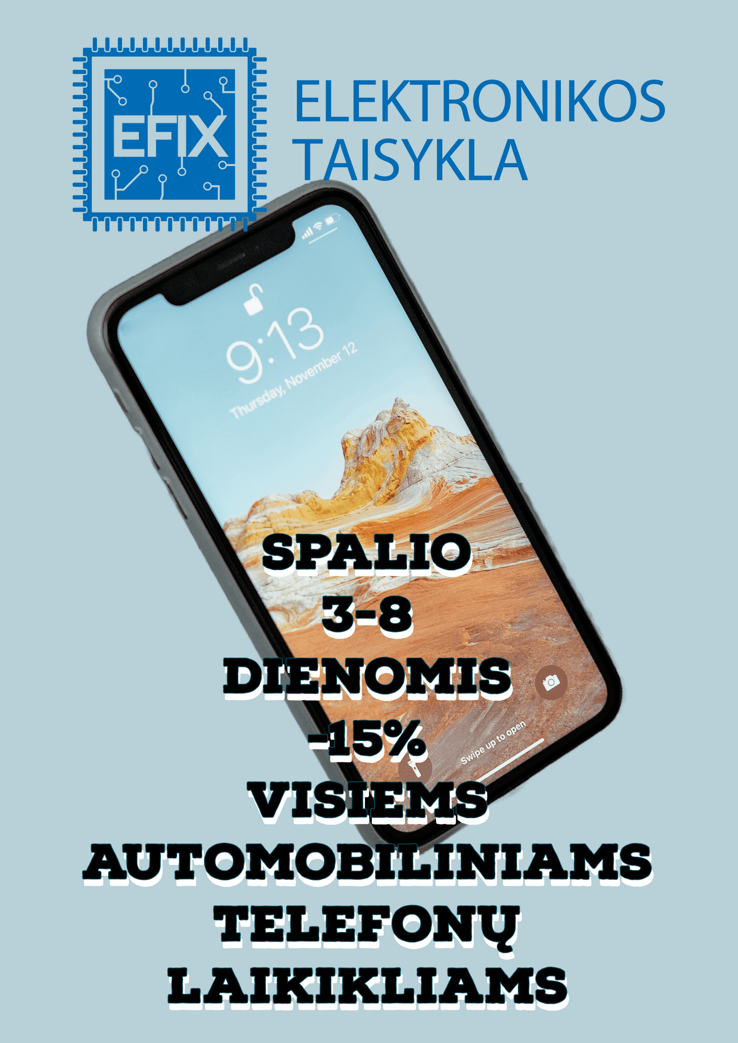 Promotion: 15% discount on car phone holders