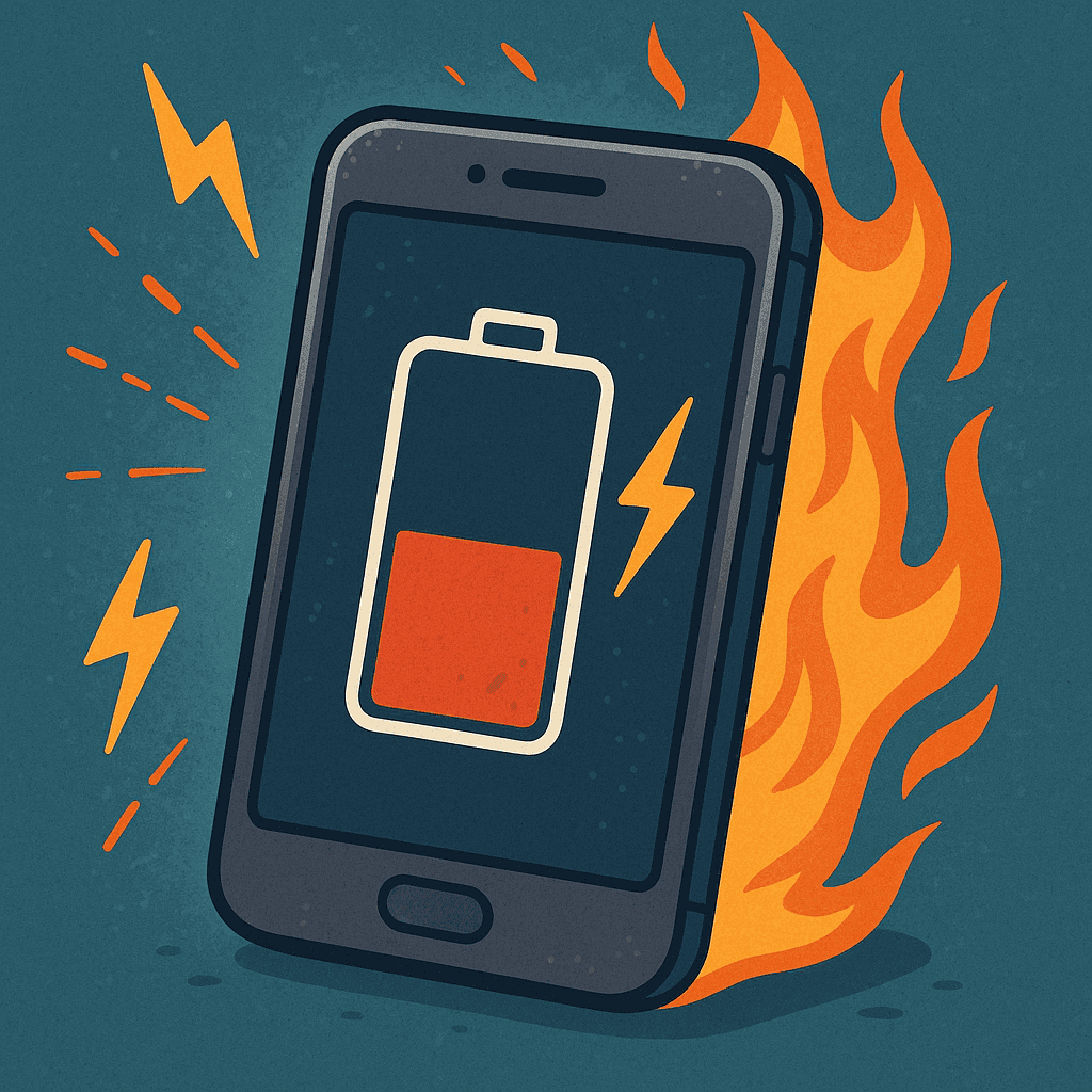 why phone battery drains fast
