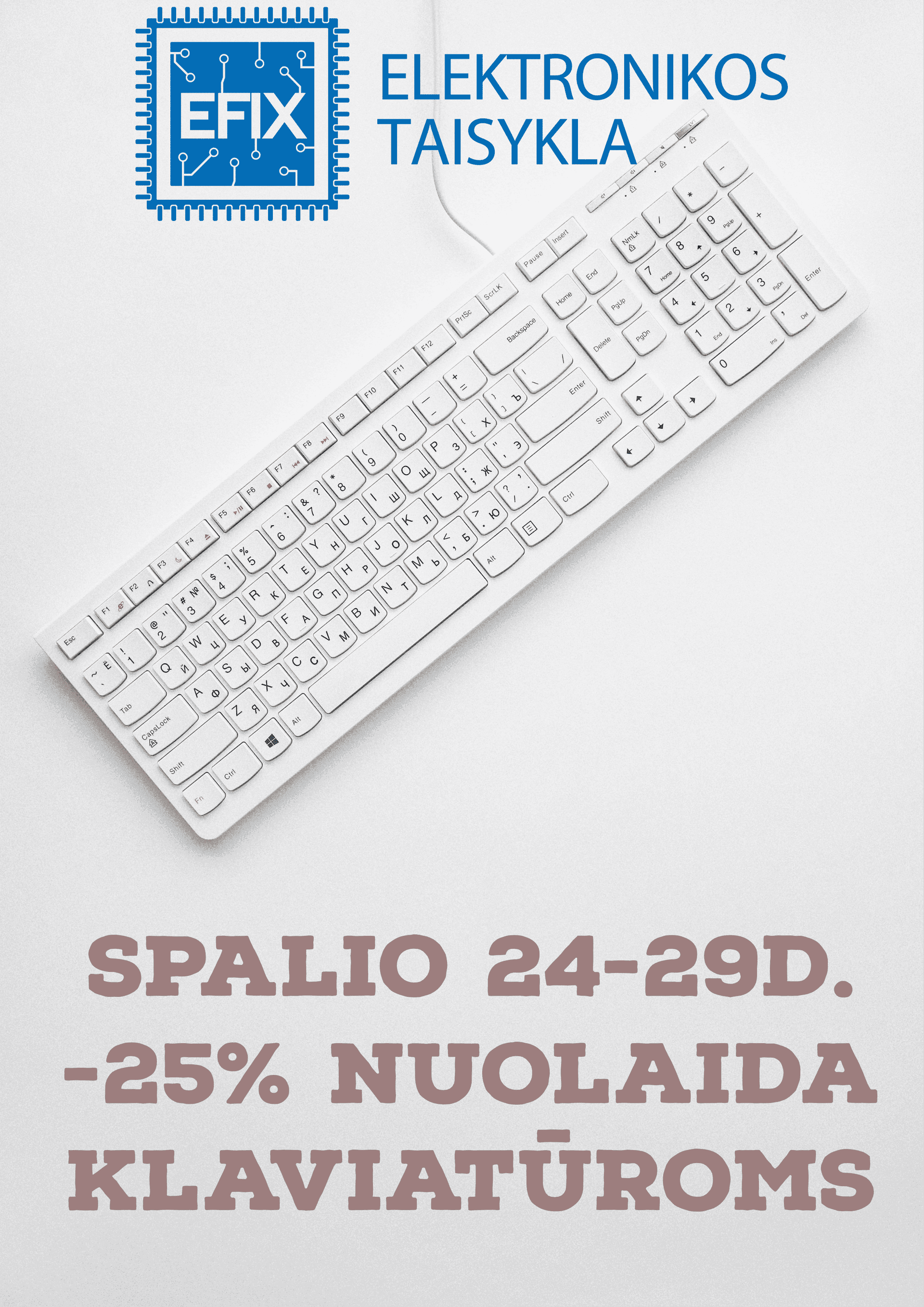 Promotion: -25% for all keyboards!