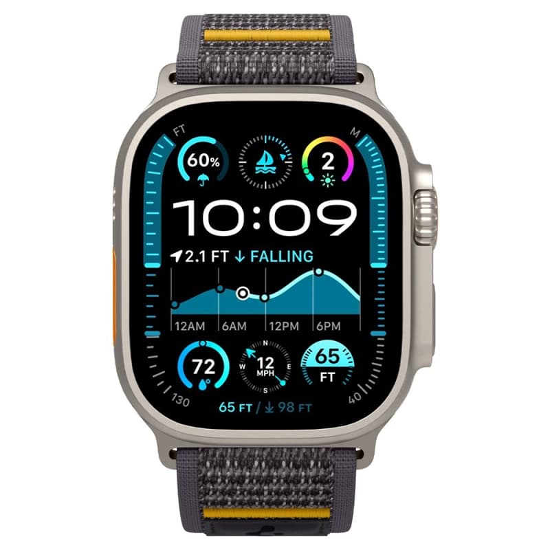 Spigen Athlex Air - Strap for Apple Watch 44/45/46/49 mm (Active Gray) 2