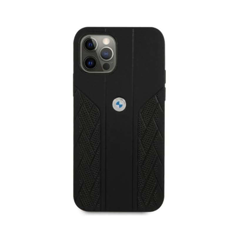 BMW Leather Curve Perforate - Case for iPhone 12 / iPhone 12 Pro (Black) 3