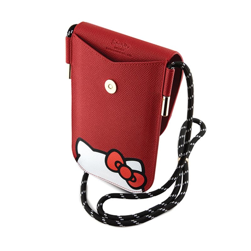 Hello Kitty Leather Hiding Kitty Cord - Phone crossbody bag (red) 5