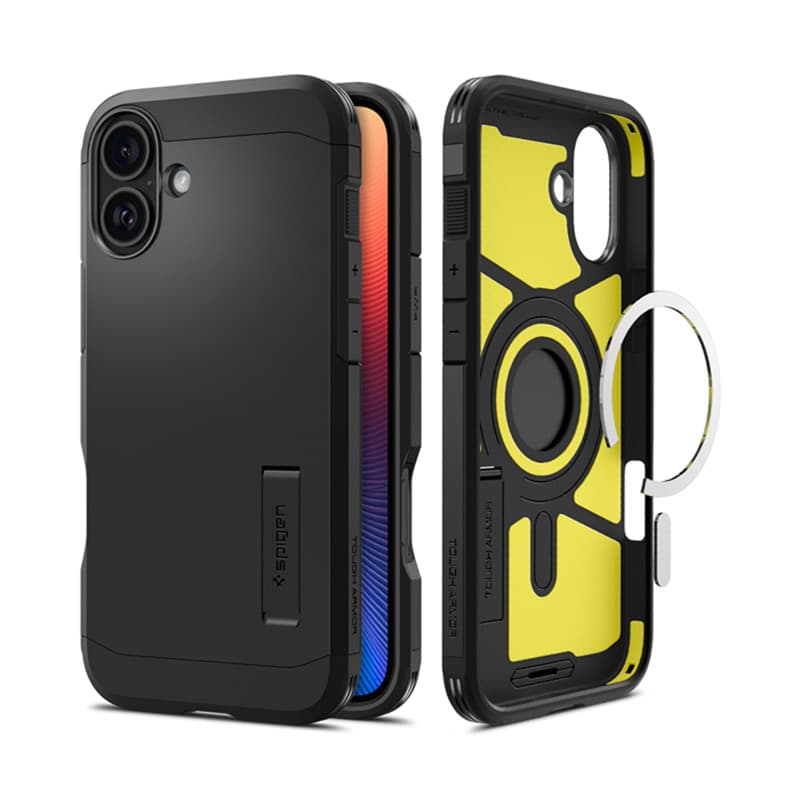 Spigen Tough Armor Mag MagSafe - Case for iPhone 16 (Black) 2