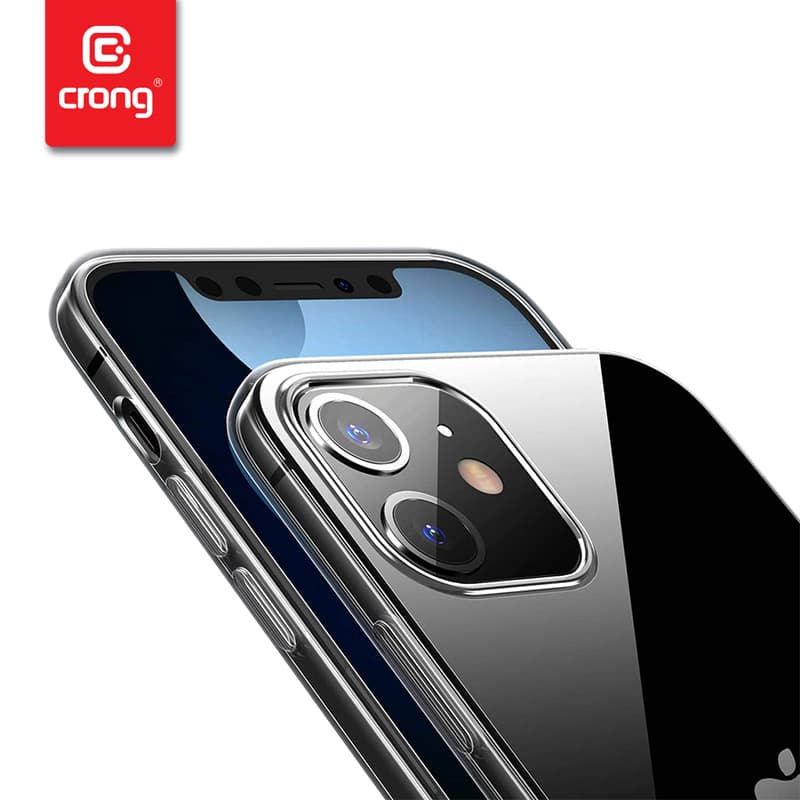 Crong Crystal Slim Cover - iPhone 12 Pro Max Case (Clear) 8