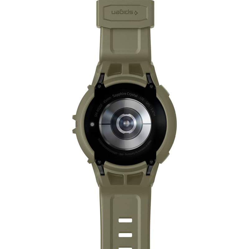 Spigen Rugged Armor Pro - Strap + case for Samsung Galaxy Watch 5 45 mm (Vintage Khaki) 8