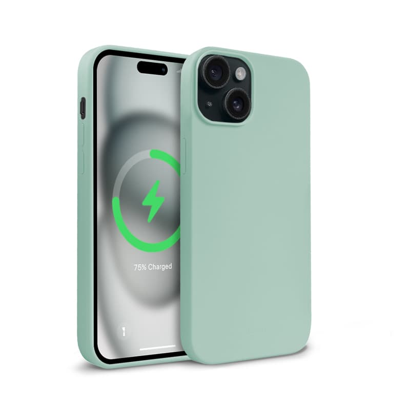 Crong Color Cover Magnetic - iPhone 15 MagSafe Case (Mint) 1