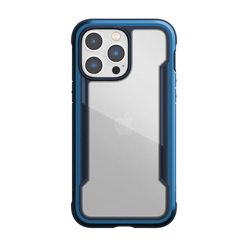 X-Doria Raptic Shield - Aluminum Case for iPhone 14 Pro Max (Drop-Tested 3m) (Marine Blue) 8