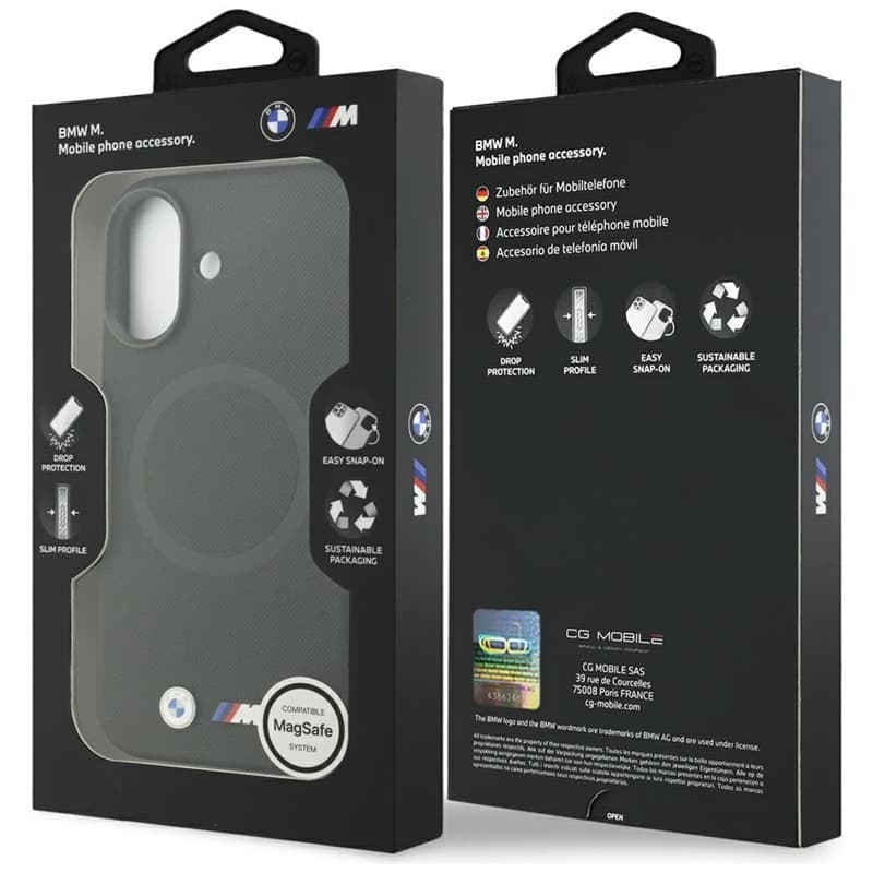 BMW M FW Metal Logo MagSafe - Case iPhone 17 (black) 8