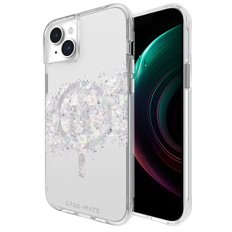 Case-Mate Karat MagSafe - iPhone 15 Plus Case with Mother of Pearl (A Touch of Pearl) 5