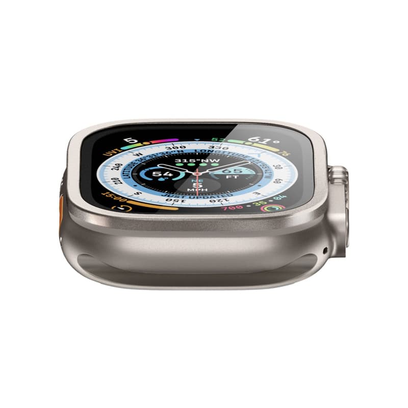 Spigen Glas.TR Slim Pro - Tempered Glass for Apple Watch Ultra 49 mm (Titanium) 5