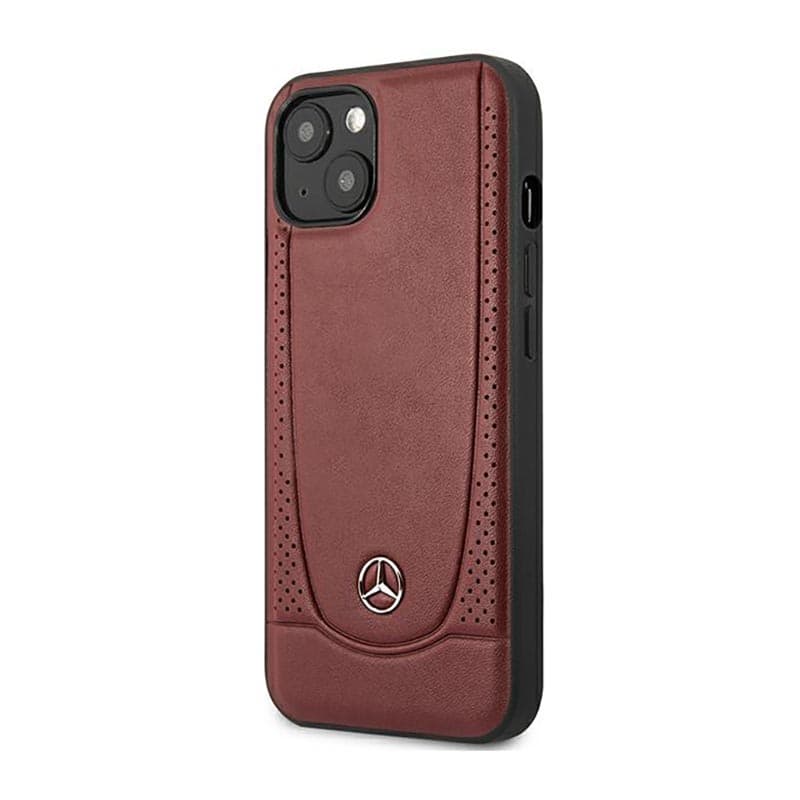 Mercedes Leather Urban Line - Case for iPhone 14 Plus (Red) 2