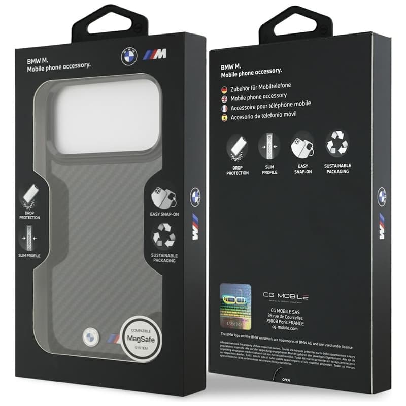 BMW M Kevlar Matt MagSafe - iPhone 17 Pro Max Case (Black) 8