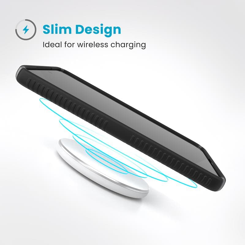 Speck Presidio2 Grip - Case for Samsung Galaxy S25+ / 24+ (Black/Slate Gray/White) 2