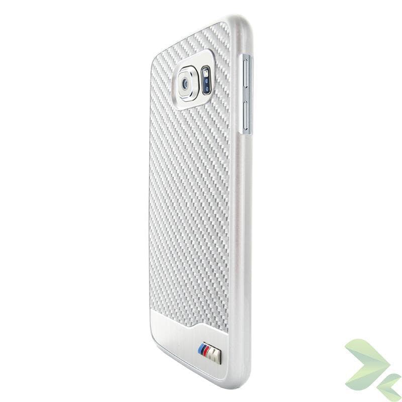 BMW M Edition Carbon & Aluminium Hard Case for Samsung Galaxy S6 (silver) 1