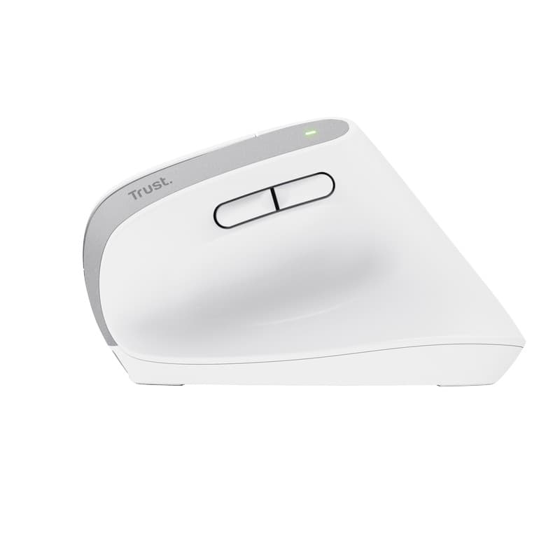 Trust Bayo+ - Ergonomic Wireless Mouse (White) 6