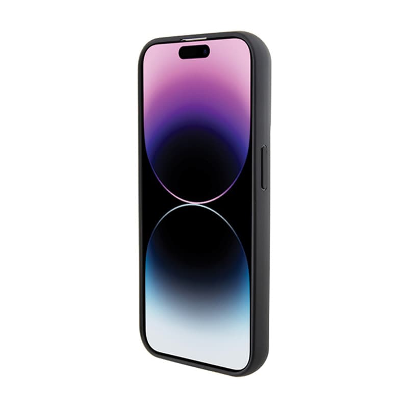 Karl Lagerfeld Gripstand Saffiano Choupette Pins - iPhone 14 Pro Max Case (black) 5