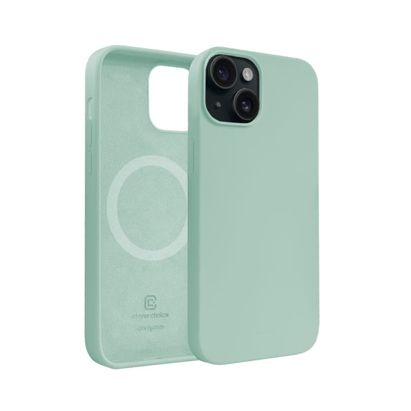 Crong Color Cover Magnetic - iPhone 15 MagSafe Case (Mint) 2
