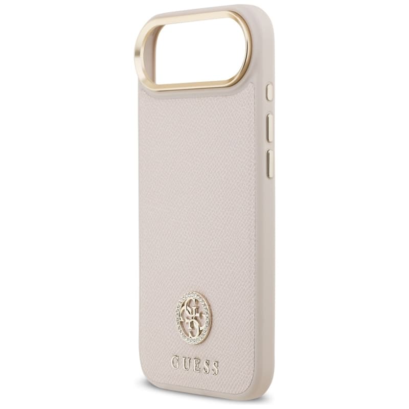 Guess Grained Strass Logo MagSafe - Case iPhone Air (pink) 6