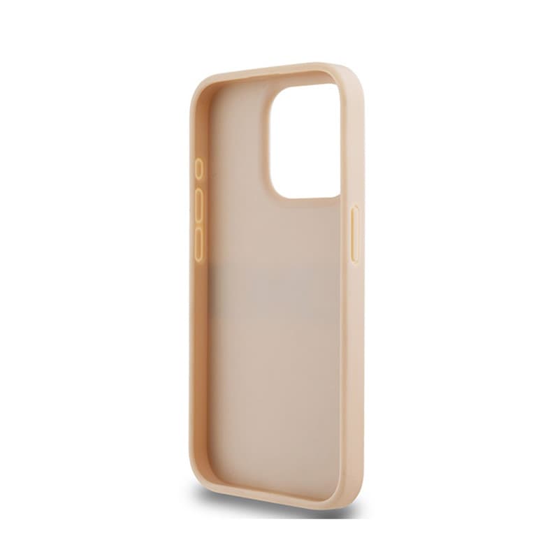 DKNY Leather Mono Stripe & Metal Logo - iPhone 15 Pro Case (pink) 7