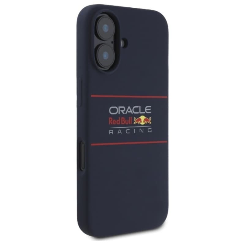 Red Bull Silicone Horizontal Logo MagSafe - iPhone 16 Case (Navy Blue) 4