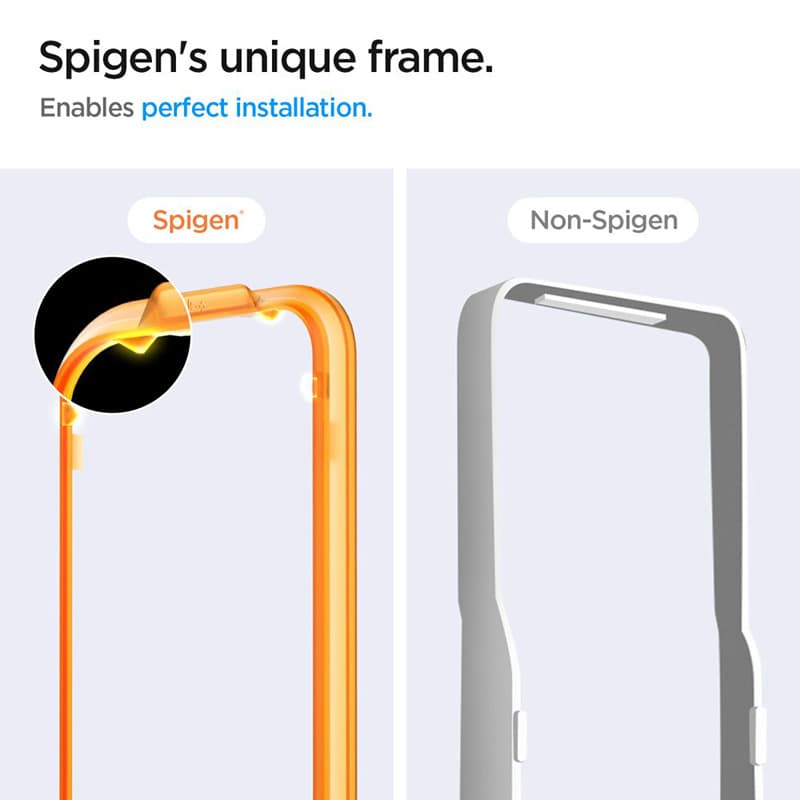 Spigen Alm Glas.TR 2-Pack - Tempered glass for Samsung Galaxy A35 5G (Transparent) 7