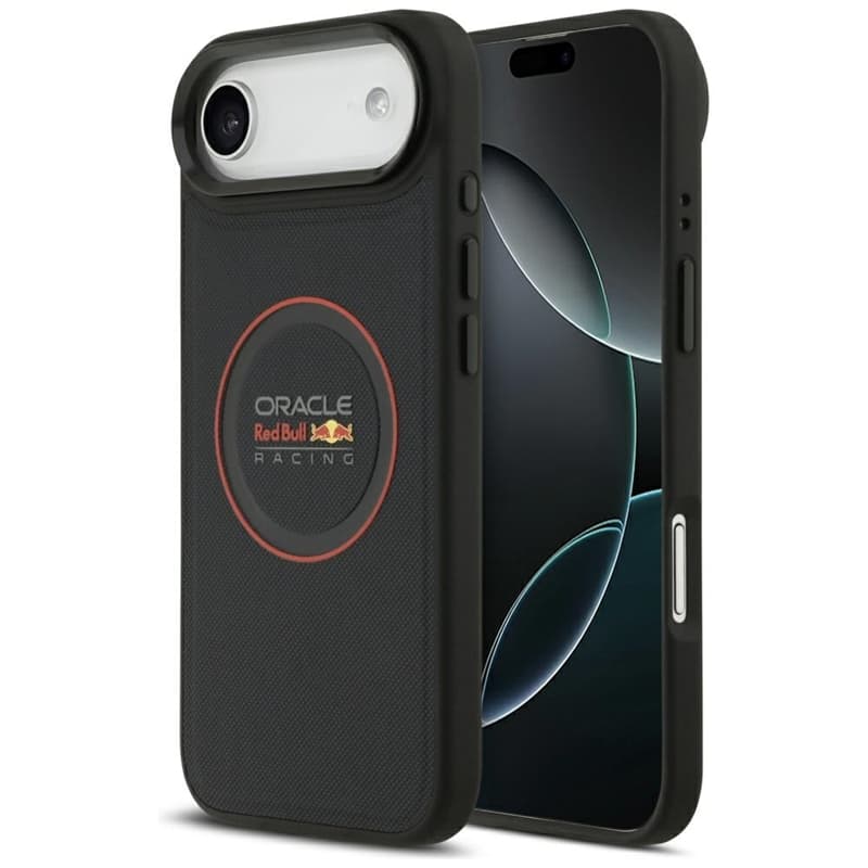 Red Bull Meshed Red Ring & Metal Buttons MagSafe - iPhone Air Case (Navy Blue)
