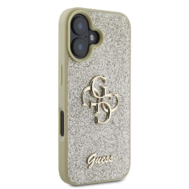 Guess Fixed Glitter Big 4G - Case iPhone 16 (gold) 2