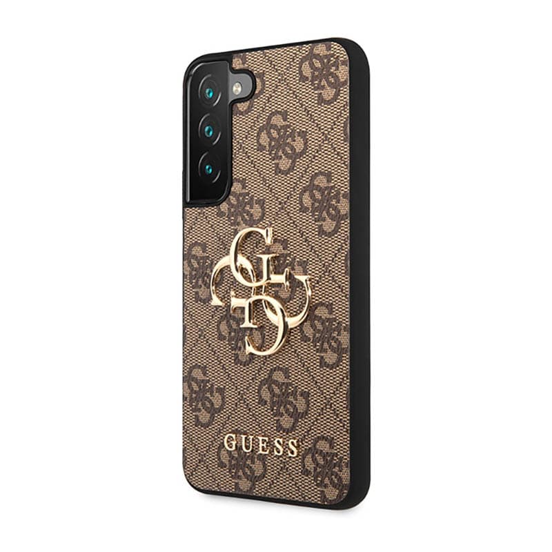 Guess 4G Big Metal Logo - Case for Samsung Galaxy S23 (Brown) 2