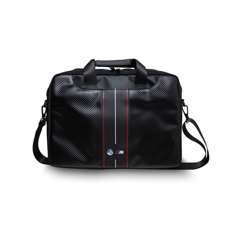 BMW Carbon Red Stripes - 16" Notebook case (black) 1