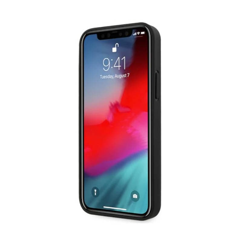 BMW Leather Curve Perforate - Case for iPhone 12 / iPhone 12 Pro (Black) 5