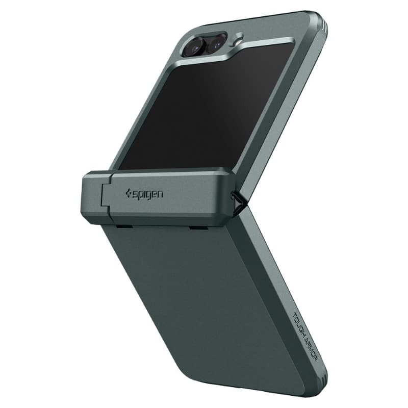 Spigen Tough Armor Pro - Case for Samsung Galaxy Z Flip 5 (Abyss Green) 2