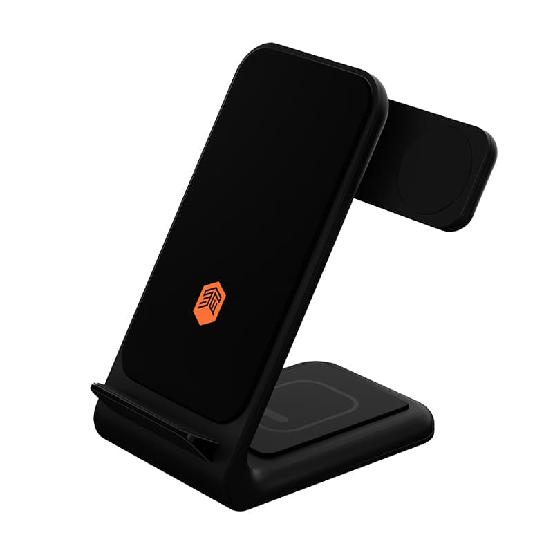 STM ChargeTree Swing 3-in-1 Charging Station for Phone, AirPods, Apple Watch - Black 2