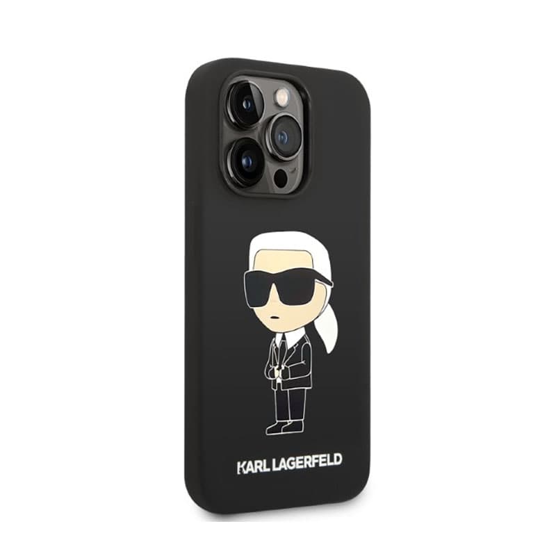 Karl Lagerfeld Silicone NFT Ikonik - Case for iPhone 14 Pro (Black) 4