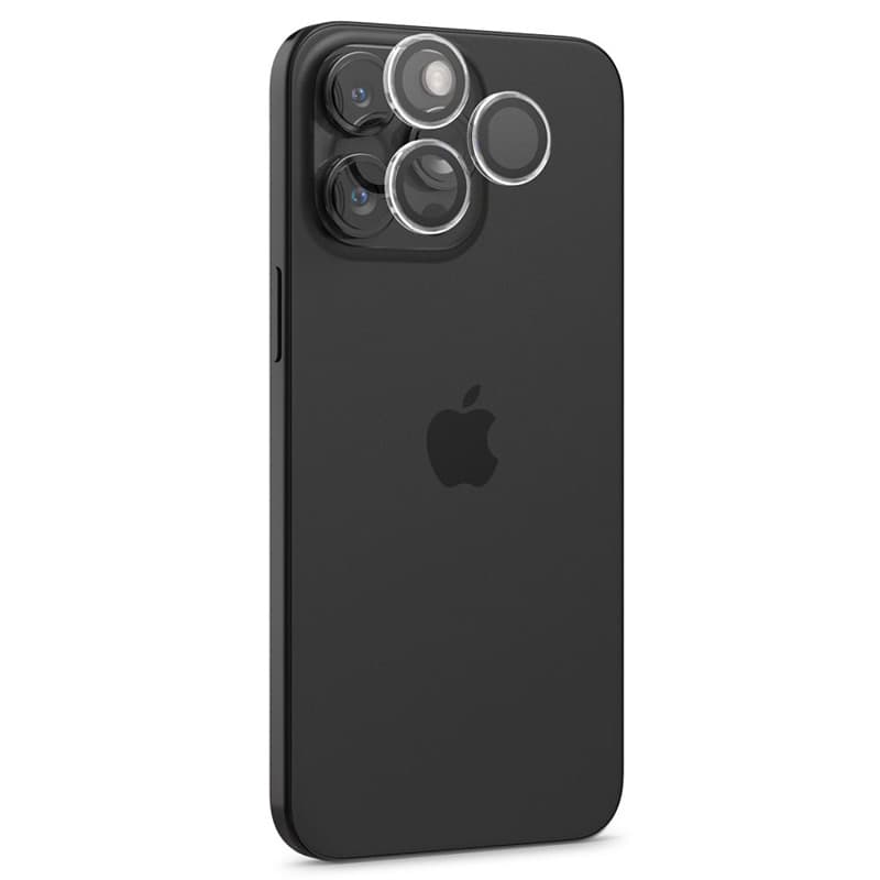 Spigen Optik Pro GLAS.TR EZ Fit Camera Protector 2-Pack - Lens protection glass for iPhone 16 Pro / 16 Pro Max / 15 Pro / 15 Pro Max / 14 Pro / 14 Pro Max (2 pc 3