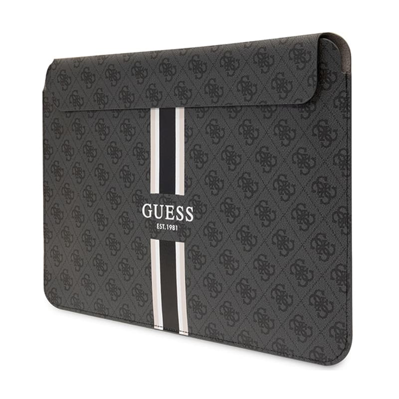 Guess 4G Printed Stripes Computer Sleeve - 14" Notebook Case (Black) 2