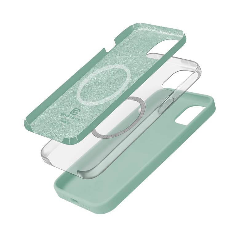 Crong Color Cover Magnetic - iPhone 15 MagSafe Case (Mint) 3