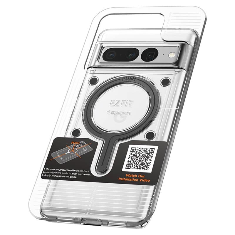 Spigen OneTap Ring Magnetic MagSafe Plate - Universal magnetic ring for case / smartphone (Carbon) 3
