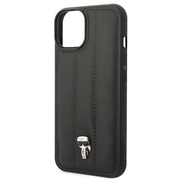 Karl Lagerfeld Quilted Puffy Ikonik Piin - Case iPhone 14 (Black) 6