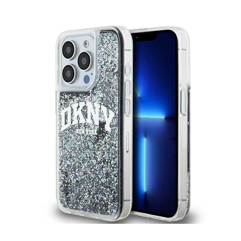DKNY Liquid Glitter Big Logo - Case for iPhone 13 Pro (black) 1