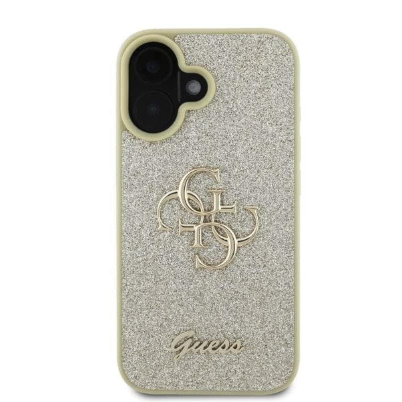 Guess Fixed Glitter Big 4G - Case iPhone 16 (gold) 3