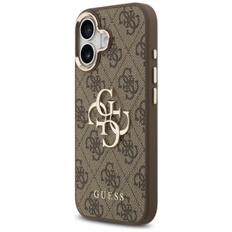 Guess 4G Big 4G Classic Logo - Case iPhone 17 (Brown / Gold) 2