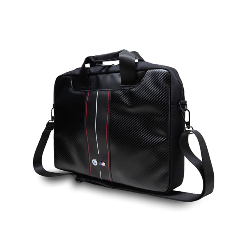 BMW Carbon Red Stripes - 16" Notebook case (black) 2