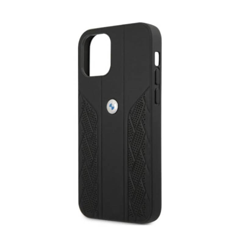 BMW Leather Curve Perforate - Case for iPhone 12 / iPhone 12 Pro (Black) 6