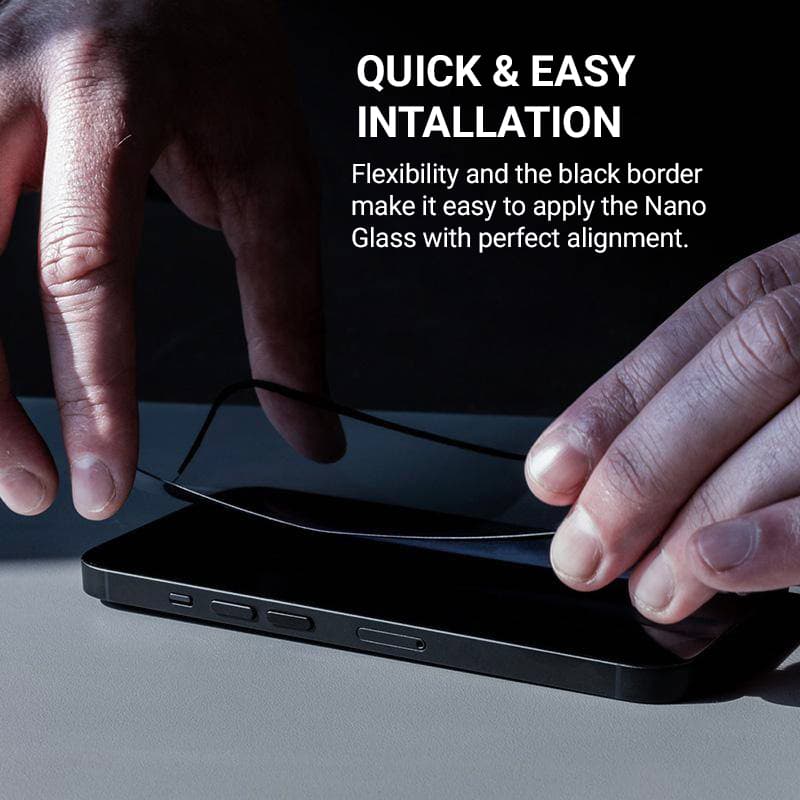 Crong Nano Glass - Shatterproof hybrid glass iPhone 16 / iPhone 15 5