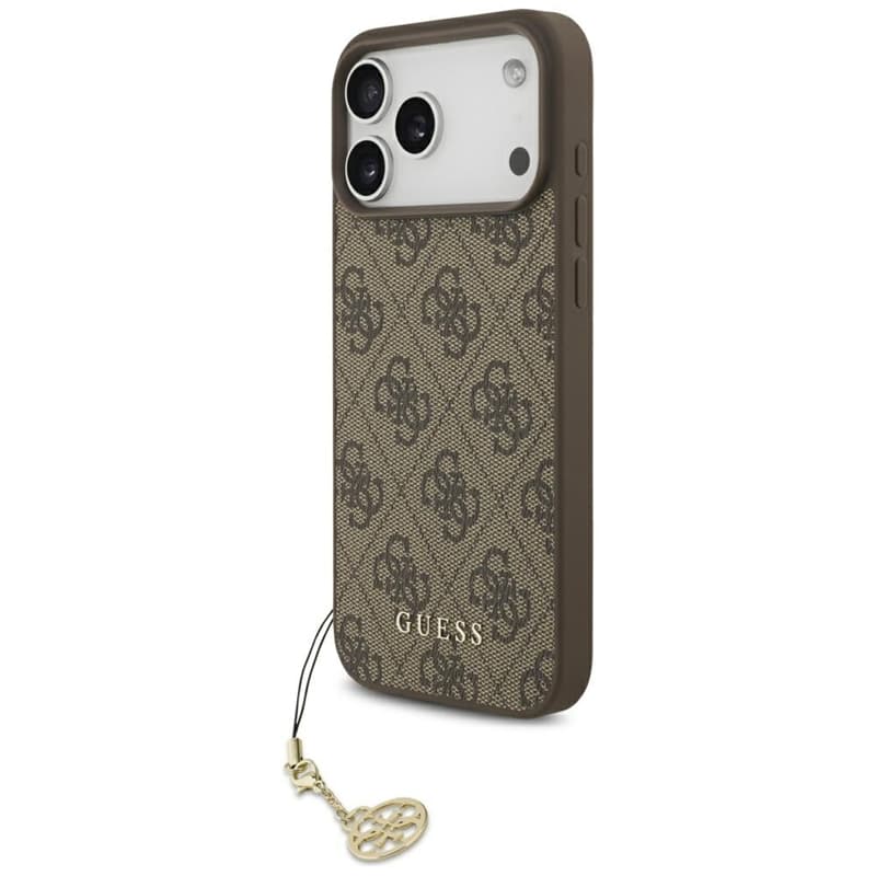 Guess 4G Charms Collection MagSafe - iPhone 17 Pro Max Case (Brown) 1