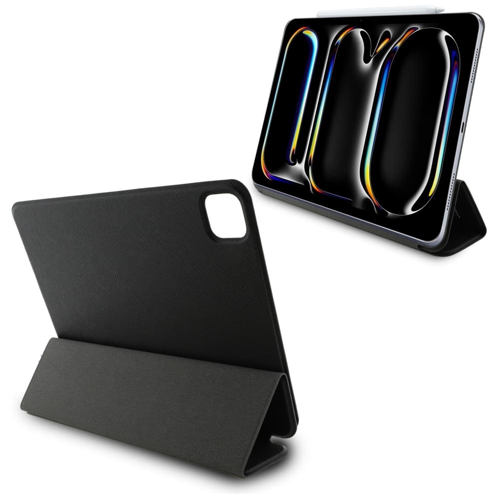 Karl Lagerfeld Book Cover Saffiano Magnetic Karl & Choupette - Case iPad Pro 11" M4 (2024) (black) 6