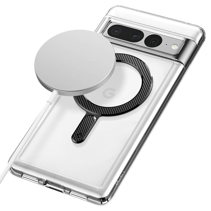 Spigen OneTap Ring Magnetic MagSafe Plate - Universal magnetic ring for case / smartphone (Carbon) 4